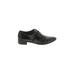 Intentionally ______ Flats: Loafers Chunky Heel Work Black Print Shoes - Women's Size 37 - Closed Toe