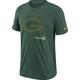 NIKE Herren Fanshirt Green Bay Packers Nike DFCT Team Issue T-Shirt, Größe L in Dunkelgrün