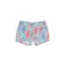 Lilly Pulitzer Khaki Shorts: Blue Bottoms - Women's Size 2 - Medium Wash