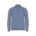 Icebreaker MerinoFine Luxe Long Sleeve Half Zip Sweater - Men's Kyanite Medium IB0A56S4885M