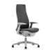 Haworth Fern Digital Knit Task Chair Aluminum/Upholstered in Gray | 41.5 H x 28.5 W x 28.5 D in | Wayfair BP03556