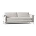 Kristin Drohan Collection Wilson 86" Round Arm Sofa Polyester/Other Performance Fabrics in White/Black | 32 H x 86 W x 36 D in | Wayfair