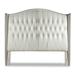 Kristin Drohan Collection Charles Upholstered Wingback Headboard Upholstered in Brown | 70 H x 87 W x 11 D in | Wayfair