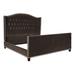 Kristin Drohan Collection Charles Platform Bed Wood in Brown | 70 H x 87 W x 90 D in | Wayfair CHARLES_PLATBASE_K_SNDG_NONE