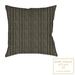 Kathy Ireland Home Farmhouse Stripe Striped Indoor/Outdoor Throw Pillow Polyester/Polyfill blend in Black | 18 H x 18 W x 4.5 D in | Wayfair