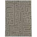 White 36 x 24 x 0.08 in Area Rug - KAVKA DESIGNS Manchester Laundry Mat Polyester | 36 H x 24 W x 0.08 D in | Wayfair MWLDM-22823-2X3-KAV3010