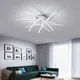 Plafonnier LED blanc au design moderne éclairage d'intérieur luminaire décoratif de plafond idéal