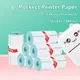 Papier d'impression autocollant pour mini imprimante thermique portable papier thermique blanc