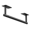 Mercer41 Stainless Steel Wall/Under Cabinet Mounted Paper Towel Holder Stainless Steel in Black | 3.6 H x 12.8 W x 0.7 D in | Wayfair