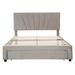 Latitude Run® Baltique Upholstered Bed Upholstered in Gray | 48.71 H x 62.31 W x 82.31 D in | Wayfair 7F2C75F87D4E4E878A9FAD81334ADEFF