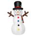 The Holiday Aisle® Emila Outdoor 8ft Inflatable LED Lighted Snowman in White | 92.5 H x 39.4 W x 59.1 D in | Wayfair