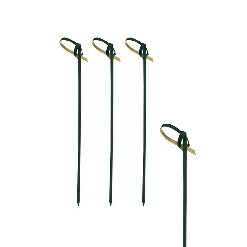 PAPSTAR 250 Fingerfood - Picker 10 cm schwarz "Knoten" Image