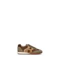 HOGAN Sneaker donna verde militare/marrone in pelle