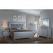 Lavina 3 Piece Silver LED Fabric Upholestered Tufted Bedroom Set