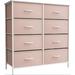 8 Fabric Bin Drawers- Furniture Storage Chest