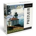 Lantern Press 1000 Piece Jigsaw Puzzle San Juan Island Washington Lime Kiln Lighthouse Day Scene
