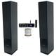 2 Rockville RockTower 64B Home Audio Tower Speakers+Bluetooth Receiver Amplifier