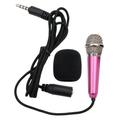TOYMYTOY Portable Mini Wireless Speaker K Song Artifact for Mobile Phone PC Karaoke Microphone (Pink)