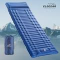 Elegear Sleeping Pad for Camping 4 Ultra-Thick Camping Mattress Pad with Pillow Built-in Foot Pump Inflatable Camping Sleeping Mat for Backpacking Hiking Traveling Tent Portable Camping Pad