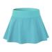 Outfmvch Womens Dresses Blue Dress Women Shorts Fashion Tennis Pants Fold Sports Running Golf Plus Size Skrit Midi Skirt Blue 5Xl