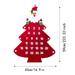 Christmas Decoration Pendant Countdown Calendar Christmas Tree Santa Claus Calendar Pendant Vibrating Alarm Watch Visual Schedule for Kids with Digital Kitchen Clock And Timer Digital Timers for