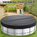 Weloille Round Pool Cover - Solar Covers for Above Ground Pools Inflatable Pool Cover Protector Increase Stability Ground Swimming Inground Pools Waterproof and Dustproof Hot Tub Cover