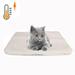 Lamb Wool Pet Self Heating Pad for Dogs Self Warming Pet Bed for Indoor Outdoor White 24 x36