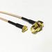 7Cm MMCX Male Right Angle To SMA Female RA Angle Pigtail Cable RG178 New Fast Shipping