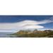 Lenticular clouds forming over Cooper Bay South Georgia Island Poster Print by - 36 x 12