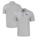 Men's Cutter & Buck Gray Kansas City Royals Pike Eco Tonal Geo Print Stretch Recycled Polo