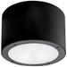 Vessel 3.8"H x 5.5"W 1-Light Flush Mount in Black