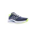 Extra Wide Width Men's New Balance FuelCell Walker Elite Shoe by New Balance in Navy Neon White (Size 11 EW)