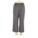 Alfred Dunner Dress Pants - High Rise: Gray Bottoms - Women's Size 14