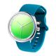HEYSEN Japanese Quartz Movement Watches for Women & Man & Unisex Fashion Gifts Couples Watches Ultra-Thin Simple and Cool Waterproof Watch-Waterproof Silicone Strap, Green face - silver - dark green