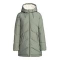 ROXY Better Weather - Longline Hooded Puffer Jacket for Women Verde