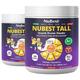 NuBest Tall Growth Protein Powder - Vanilla Plant Based Protein - Vegan Protein Powder for Kids & Teens Height Growth & Develop - Pack 2