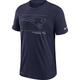 NIKE Herren Fanshirt New England Patriots Nike DFCT Team Issue T-Shirt, Größe XL in Blau