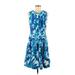Calvin Klein Casual Dress: Blue Dresses - Women's Size 8