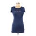 Sincerely Jules Casual Dress: Blue Dresses - Women's Size Medium