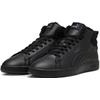 Sneaker PUMA "SMASH 3.0 MID WTR", Damen, Gr. 38, schwarz (puma schwarz, shadow gray), Synthetik, Leder, unifarben, sportlich, Schuhe, Sneakerboots, Winterschuhe, gefüttert