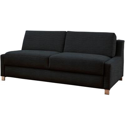 Schlafsofa BALI "Viola, Dauerschläfer", grau (anthrazit), B:201cm, 100% Polyester, Sofas, in 140er und 160er Breite, 3 Varianten, auch mit Ergoflex-Lattenrost Image
