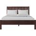 Camden Isle Furniture Graham Wooden Platform Bed w/ Slatted Headboard Wood in Brown/Green | 43.3 H x 63 W x 83.5 D in | Wayfair 114832