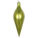 Vickerman 12" Lime Candy Finish Finial Ornament w/ Glitter Accents Plastic in Green | 12 H x 3.5 W x 3.5 D in | Wayfair MT198573D