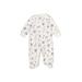 Carter's Long Sleeve Outfit: White Bottoms - Size Newborn