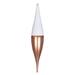 The Holiday Aisle® 13" Rose Gold Candy/White Glitter Finial 3/Bg. This Ornament Features A White Glitter Top, A Stripe Of Rose Gold Glitter | Wayfair