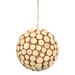 The Holiday Aisle® 6" Pine Chip Ball Ornament Plastic in Brown | 6 H x 6 W x 6 D in | Wayfair 7DC30A56516346C6B482D550350A26FF