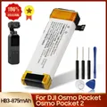 Batterie HB3 de rechange pour caméra d'action DJI Osmo Pocket II nouveauté 875mAh