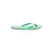 J.Crew Factory Store Flip Flops: Green Shoes - Women's Size 7