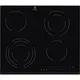 Electrolux EHF6343FOK plaque Noir Intégré 60 cm Céramique 4 zone(s)