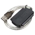 USB 2.0 Male to IDE SATA Adapter Converter Cable Hard Drive Adapter Cable for PC 2.5" 3.5" HDD Hard